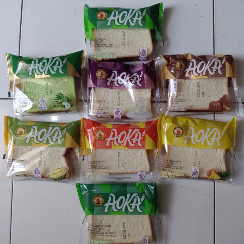 

ROTI AOKA ALL VARIAN RASA - PANGGANG, GULUNG