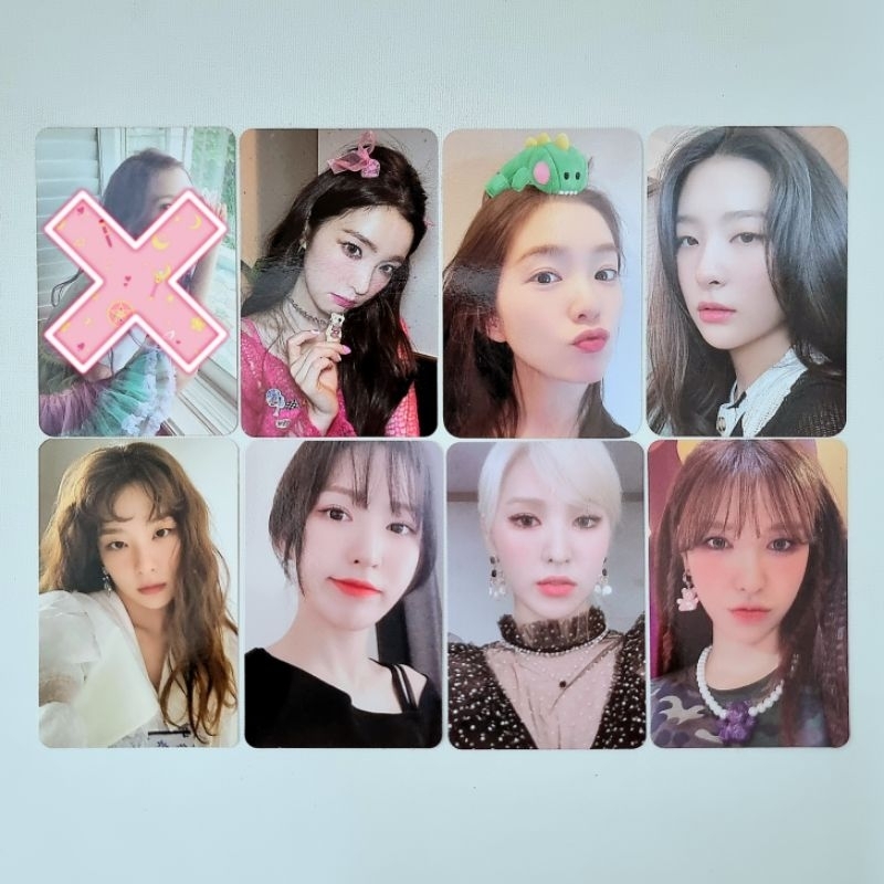 PC Photocard Red Velvet RV Irene Russian Roulette Birthday SMini Acrylic Stand 8th Anniversary Dino 