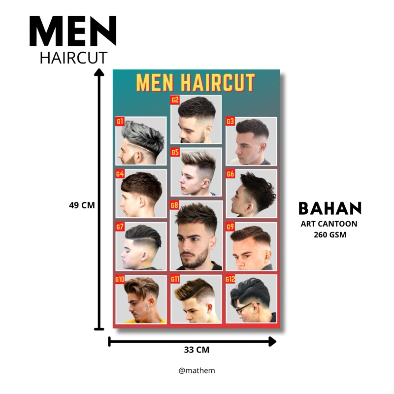 Poster Pangkas Rambut Poster Pangkas Rambut Pria Poster Barbershop Poster Pangkas Rambut Terbaru Pos