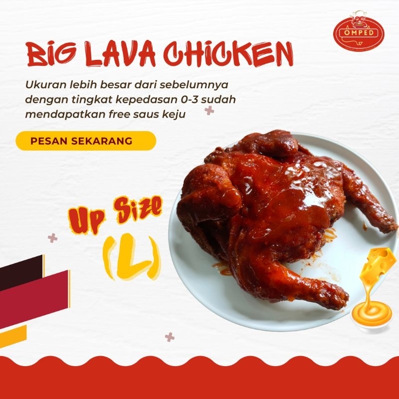 

LAVA CHICKEN | AYAM UTUH CRISPY SAUS LAVA
