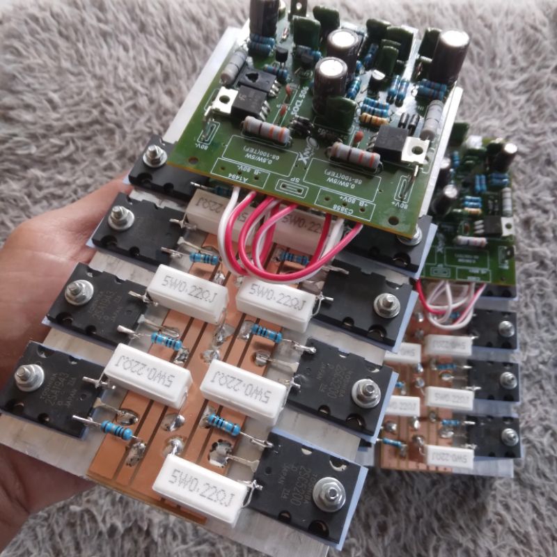 kit power amplifier final 4 set transistor original japan driver SOCL 506