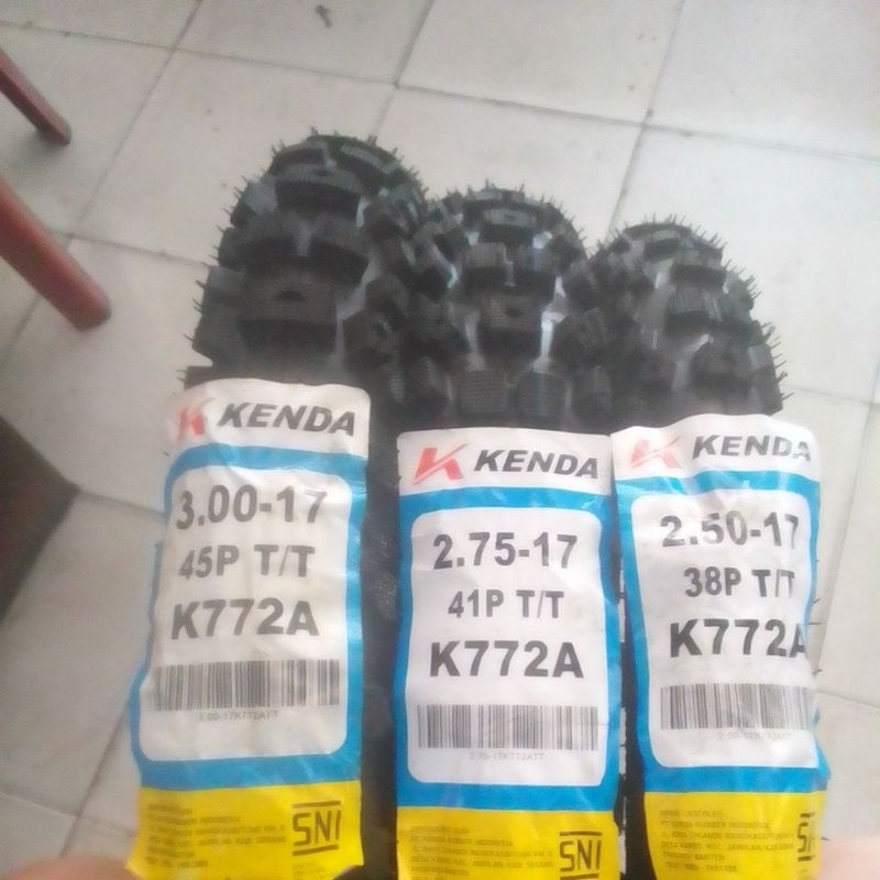 ban trail kenda ring 17 ukuran 250/17..275/17. dan 300/17