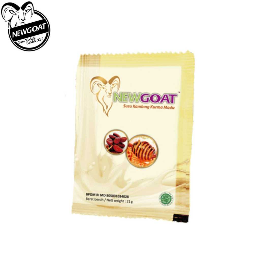 

Newgoat Susu Kambing Belanda Rasa Kurma Madu Kemasan 1 Sachet