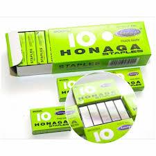 

Honaga isi staples 1slop isi 10pack / Honaga NO 10 isi staples kecil / honaga isi staples besar 369 24/6, isi stapler