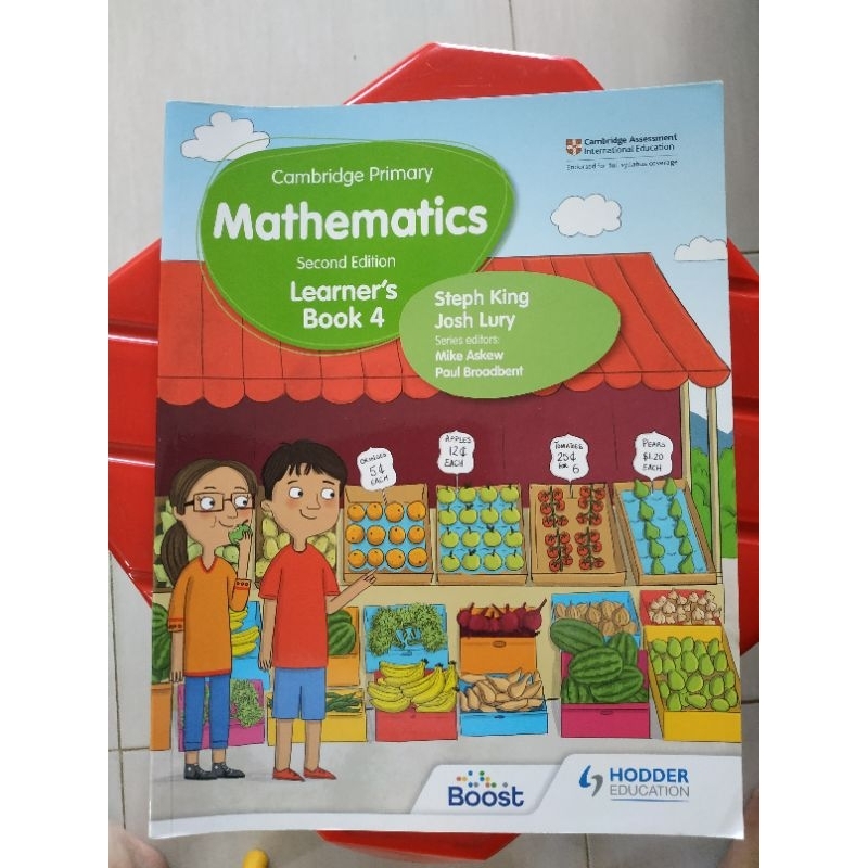 

(Preloved) Cambridge primary mathematics Learner's Book 4 second edition. Hodder Education.