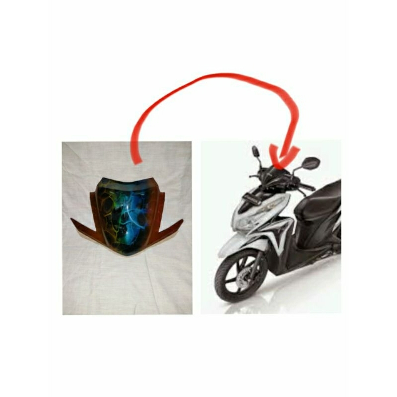 VISOR VARIO 110 KARBU LAMA VARIASI