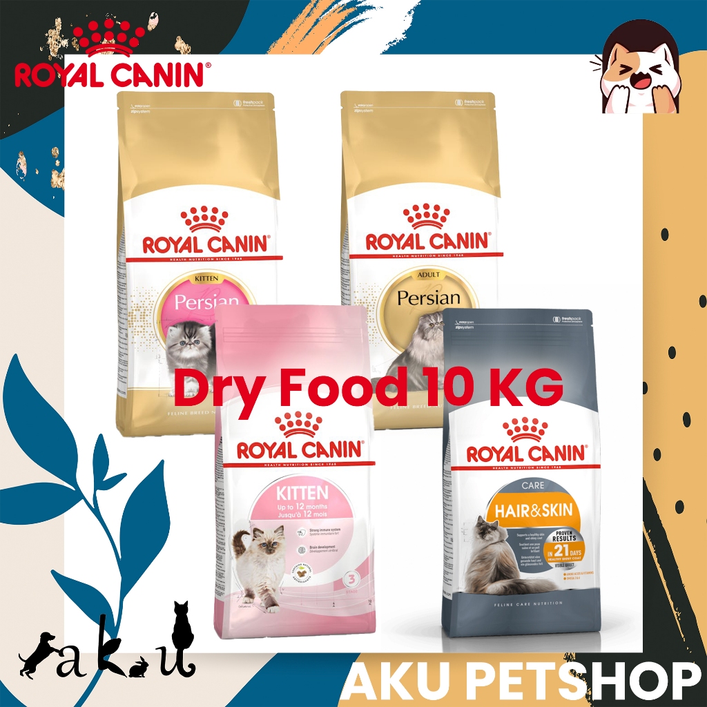 Royal Canin 10kg FRESHPACK | Makanan Kucing RC Kitten Cat, Hair & Skin, Kitten Persian, Persian Adul