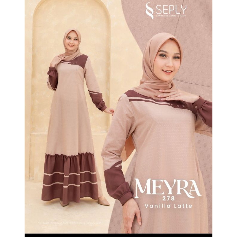 gamis remaja terbaru meyra by seply