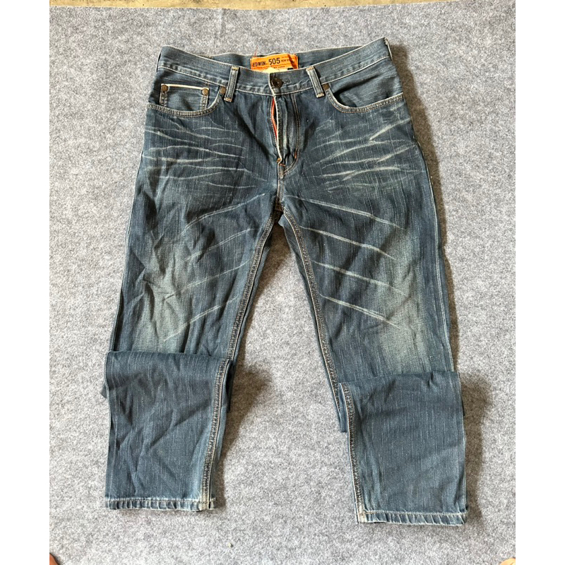 CELANA JEANS EDWIN 505 SELVEDGE SECOND