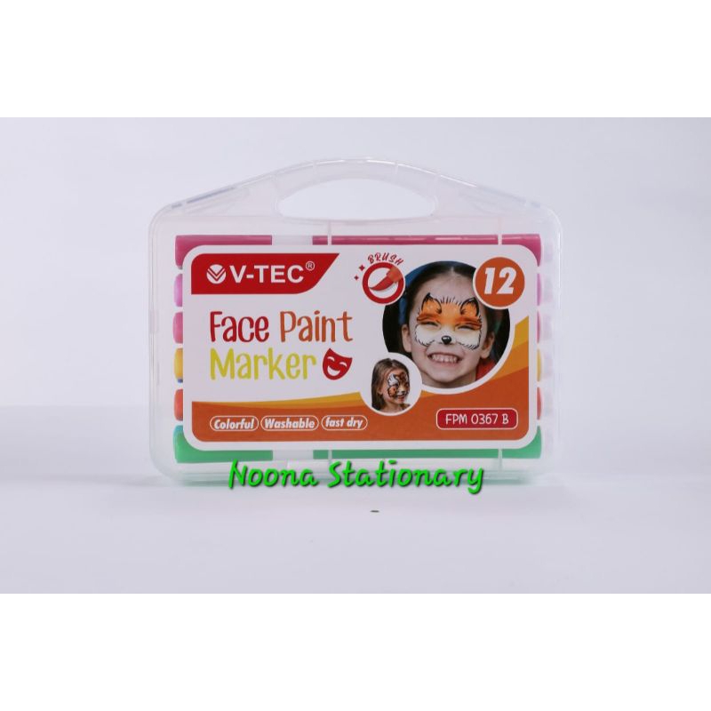 

Cat Muka V-Tec / Cat Wajah Vtec / Face Paint Marker V-tec / Cat 17 Agustus