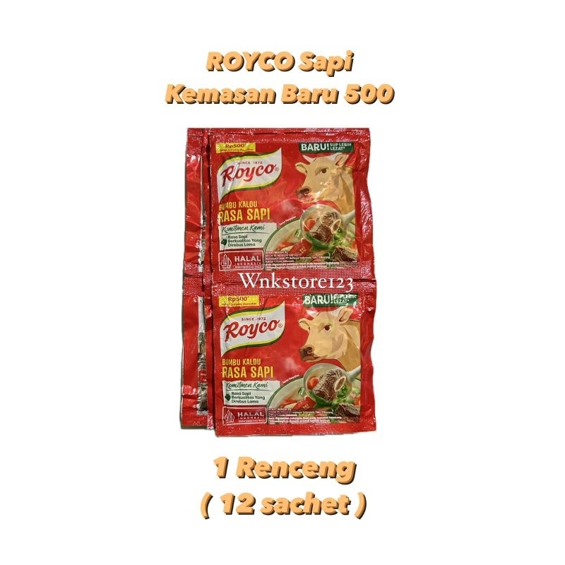 

Royco Sapi bumbu kaldu penyedap rasa 1 sachet 8gram