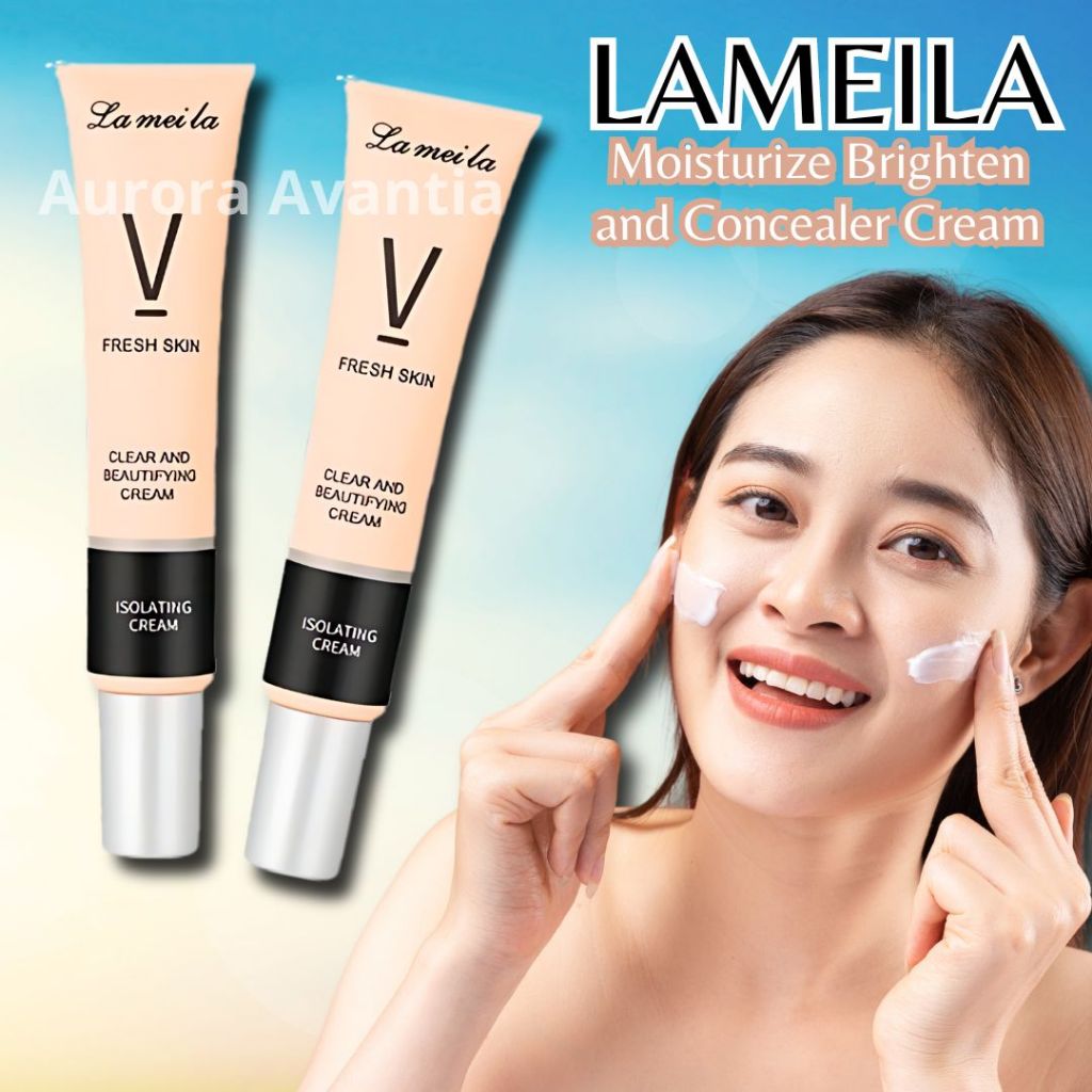 Concealer Foundation LAMEILA V Cream Clear Beautifying BB Krim Concealer Foundation - Lameila 3056