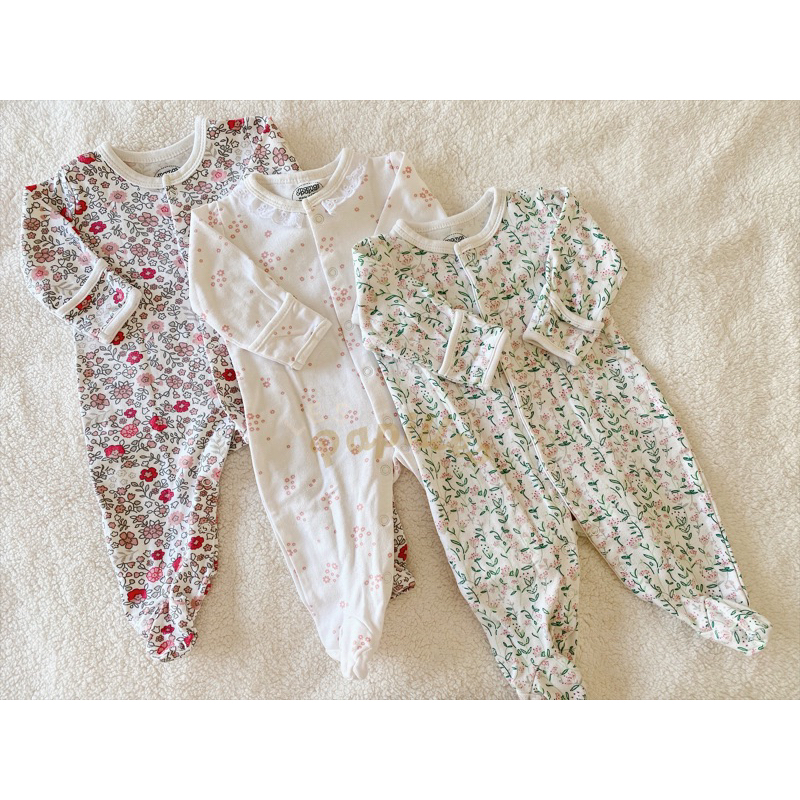 Baju Tidur Bayi Sleepsuit Mamas Papas sudah dapat 3 set