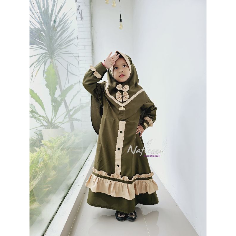 Seragam Baju Jahit Anak Gamis Set Jilbab Setelan Koko Seragaman Custom Atasan Tunik Kemeja Jilbab Ka