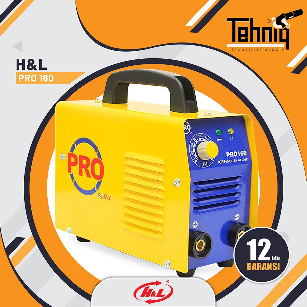 H&L Pro HL 160 Mesin Trafo Las Listrik Welding Inverter Machine 160A