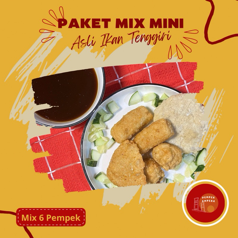 

Pempek Mini Mix Asli Ikan Tenggiri.