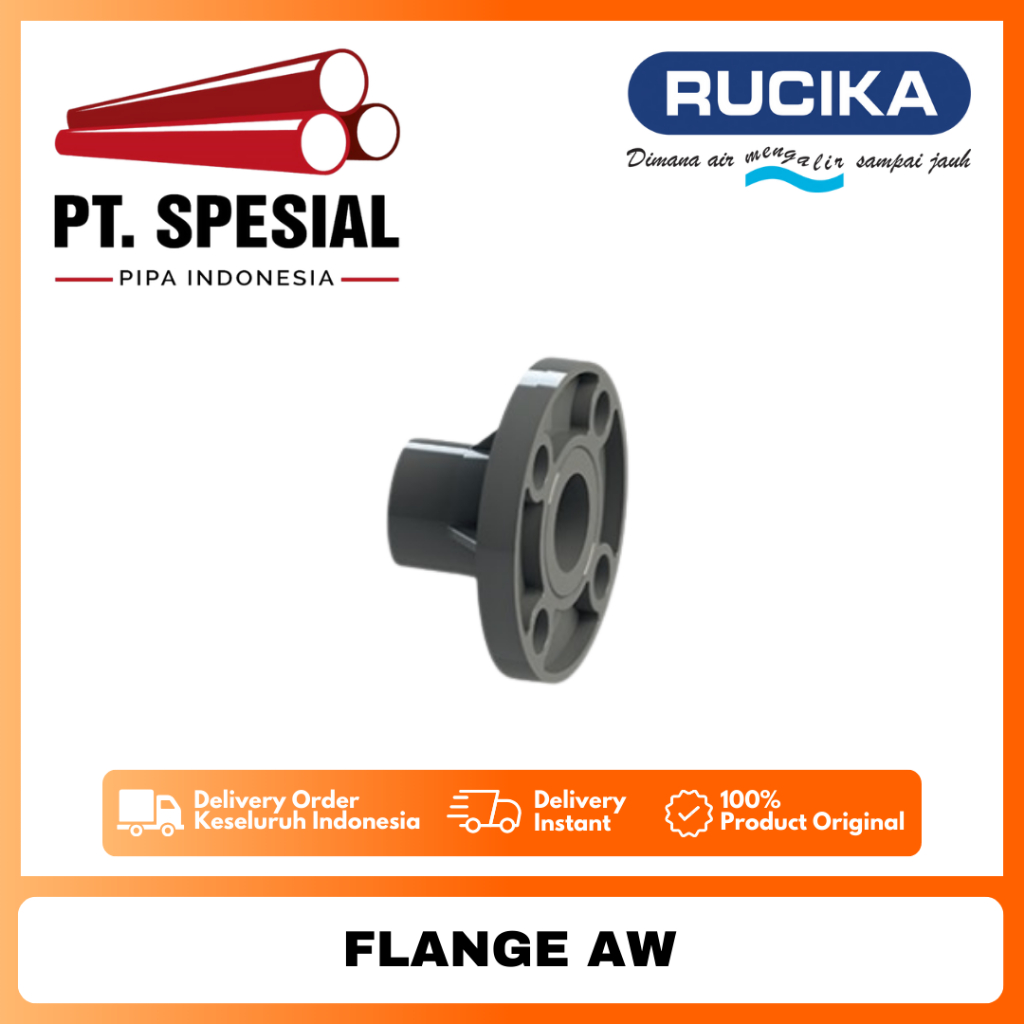 Flange PVC AW Rucika / Flange AW PVC Rucika / Flange PVC Rucika - 10