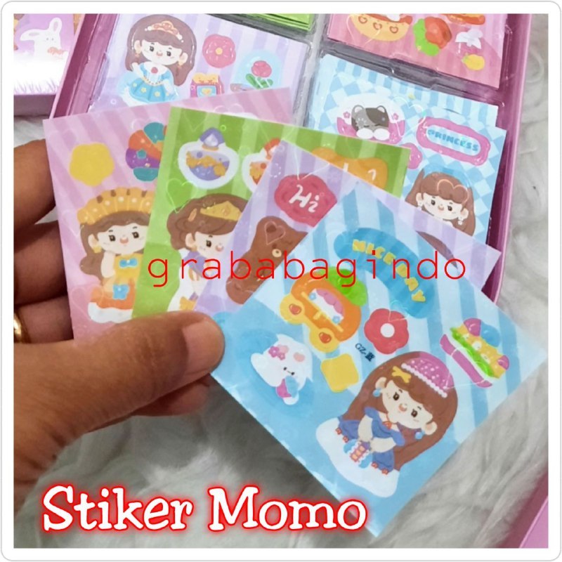 

STIKER MOMO RAINBOW MIX 4 WARNA / STIKER BONEKA LUCU /STIKER RAINBOW