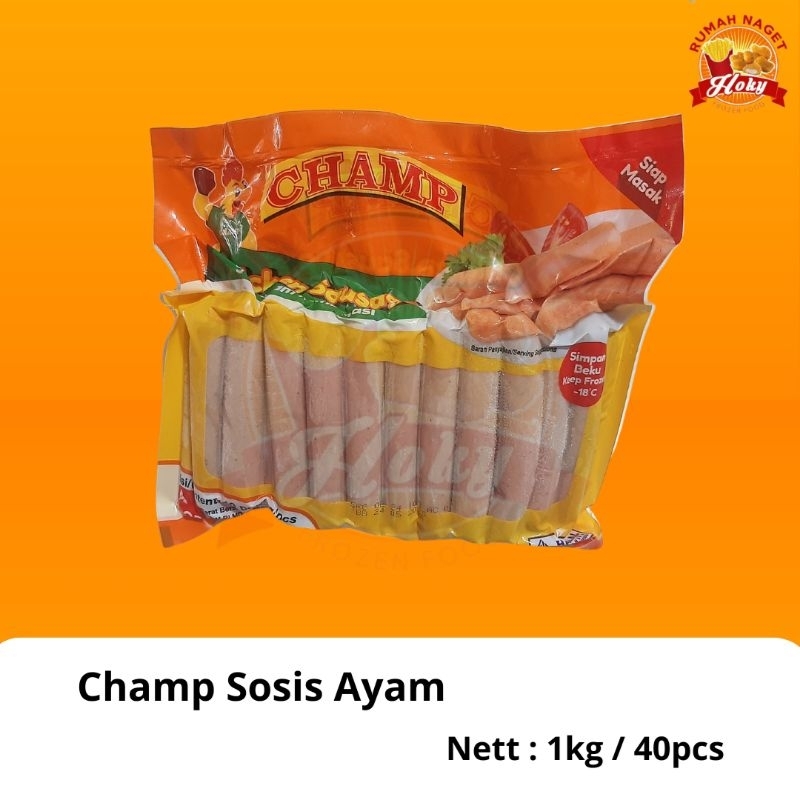 

Champ Sosis Ayam 1 kg (40 potong)