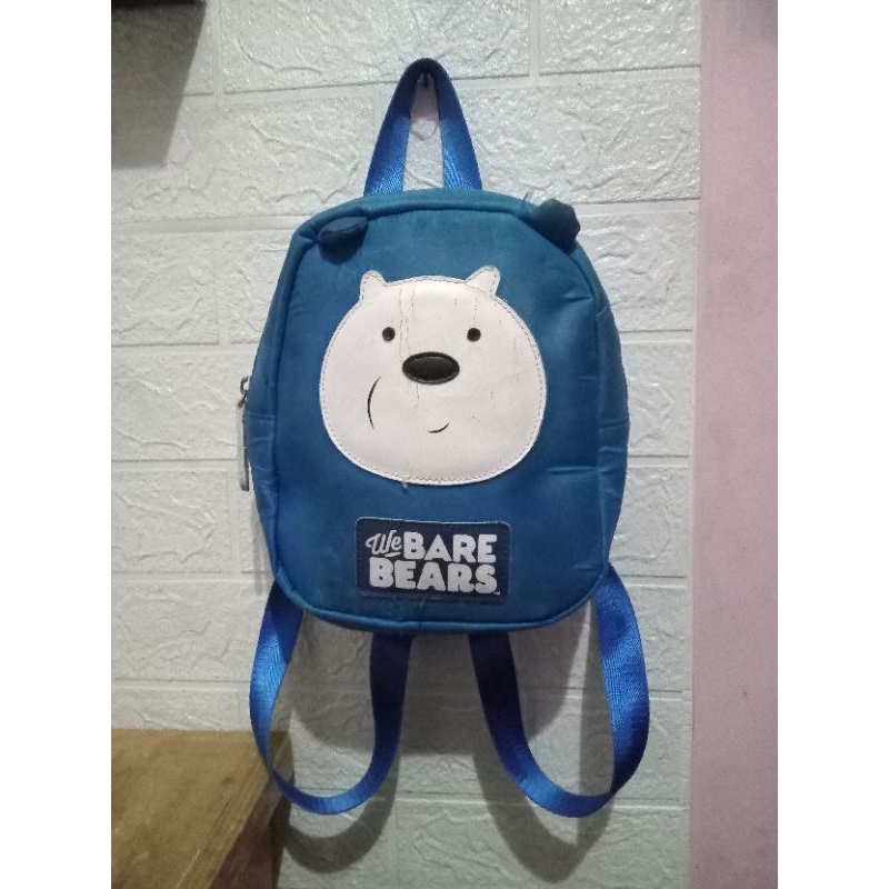 Tas Miniso we bare bears ANAK (PRELOVED/SECOND)