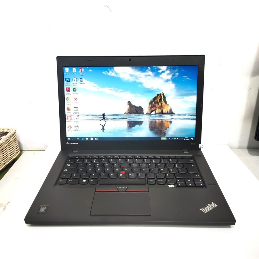 LAPTOP SECOND MURAH LENOVO THINKPAD T450 I5 5TH GEN 8/128 14"