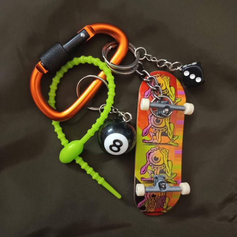 Keychain Tech Deck Santa Cruz