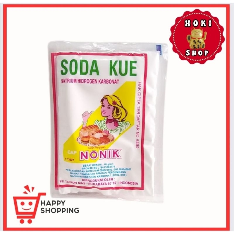 

✔MURAH Soda Kue Cap Nonik 40gr / Soda Nonik