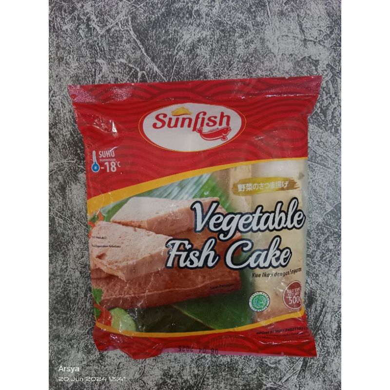 

SUNFISH VEGETABLE FISH CAKE isi5 500gr
