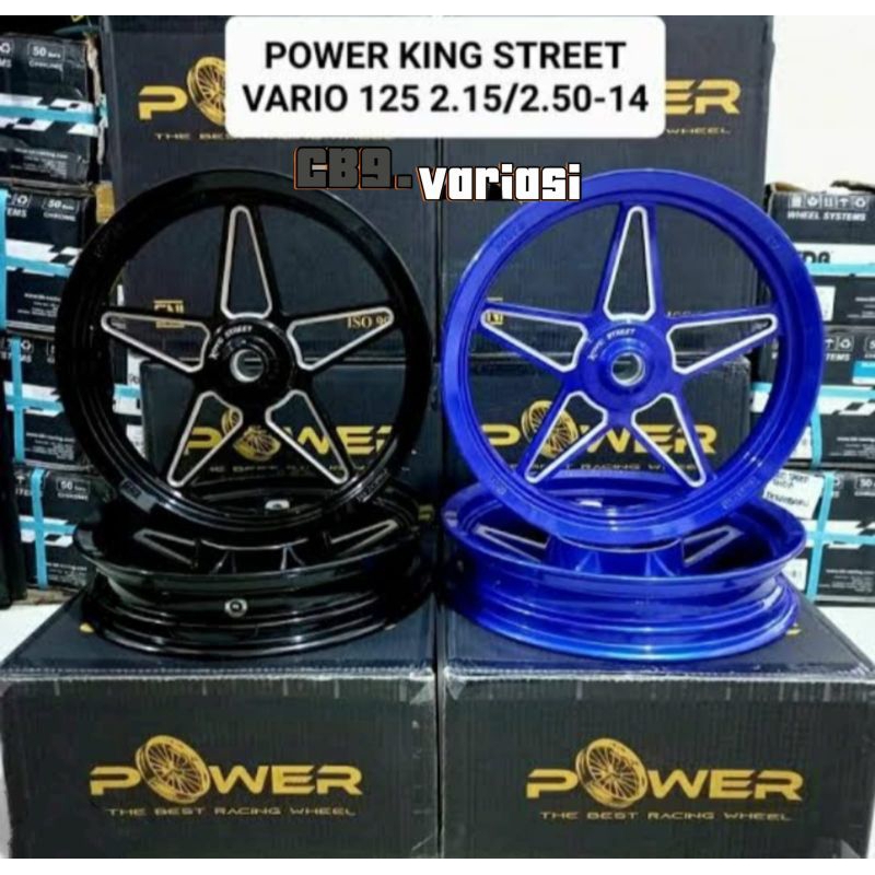 VELG RACING POWER KING STREET SPEED FOR BEAT/SCOOPY/VARIO 110/VARIO 125/VARIO 150 OLD | ORIGINAL VEL