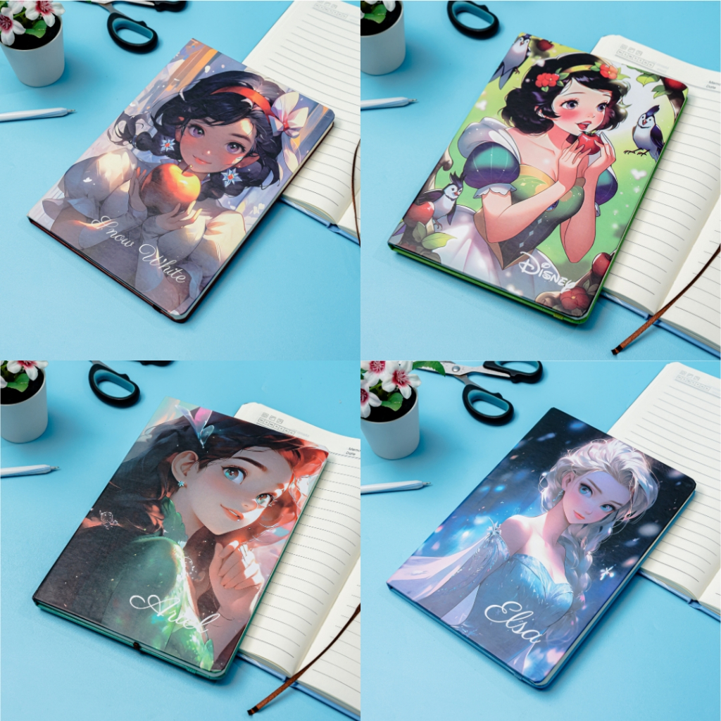 

Notebook Aesthetic Disney Princess Avengers 80 Lembar Jurnal Buku Tulis Hardcover A5 Diary Journaling Spesial