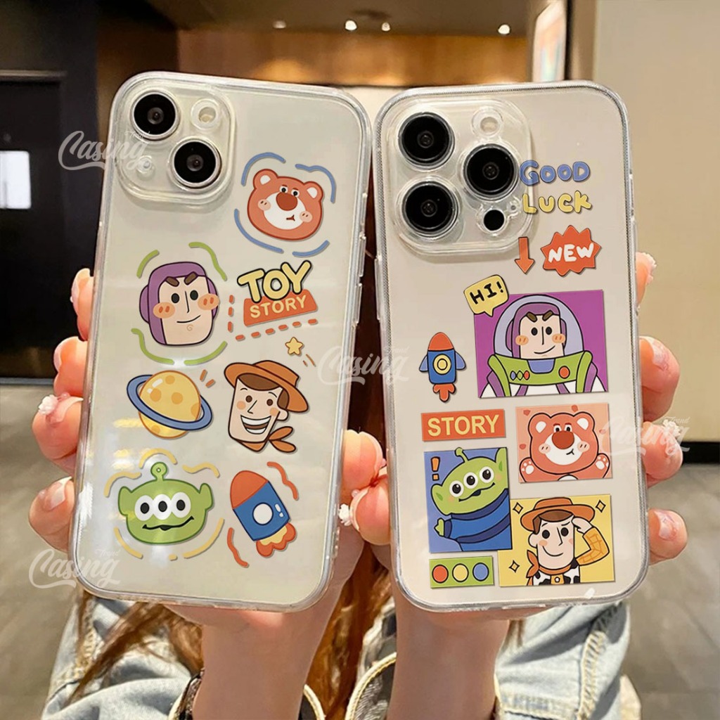 Case Clear Ready For Oppo A15 A16 Reno 11F A17 A60 A57 2022 A77s Casing Bening Toy Story - KT7