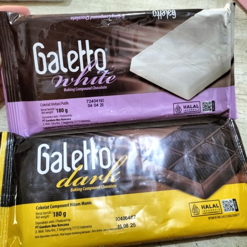 

coklat compound galetto coklat baking 180 gram