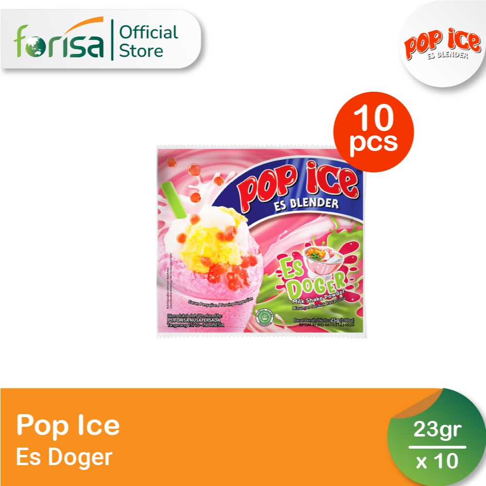 

Pop Ice Milk Shake Powder Es Doger 23 gr 10 Pcs