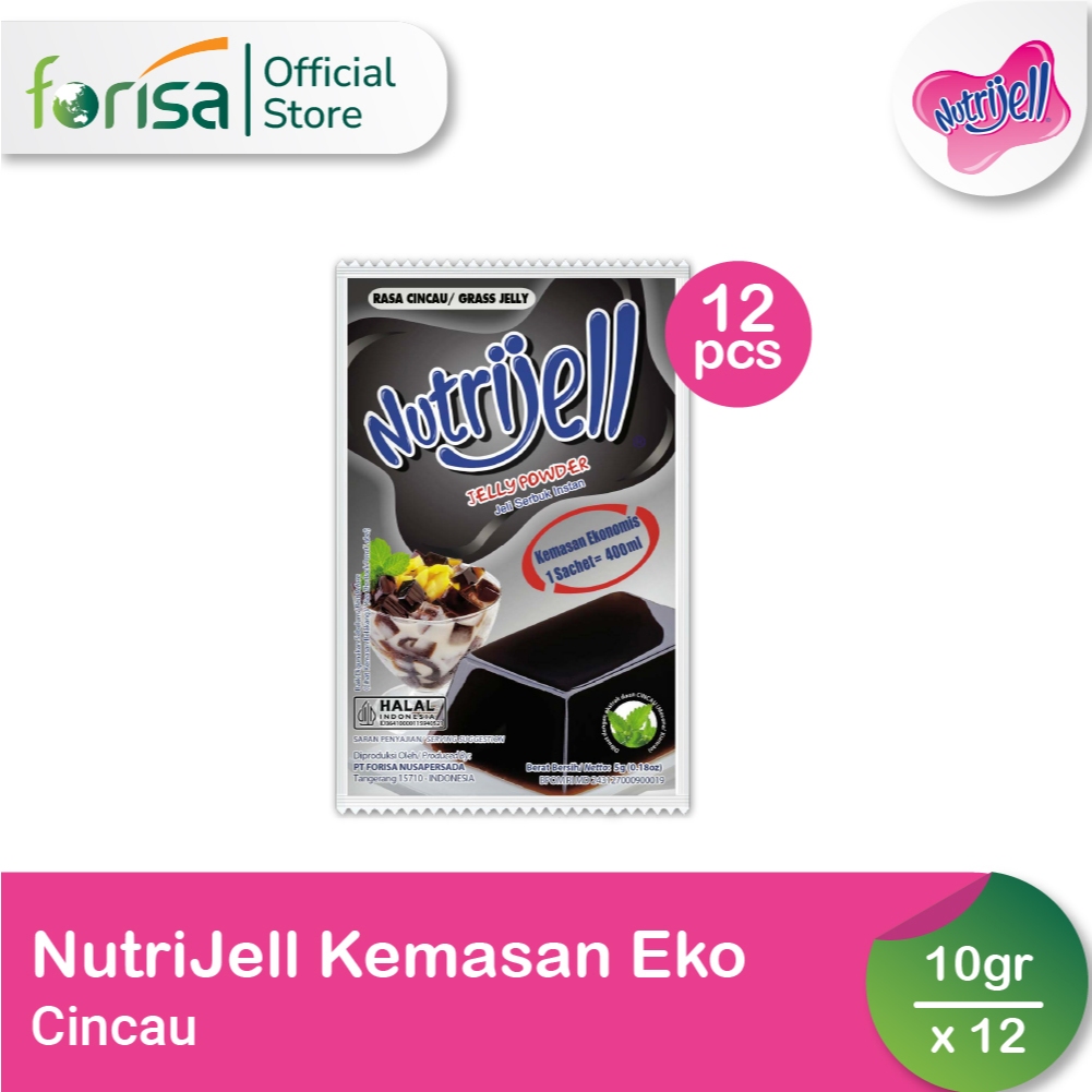 

Nutrijell Ekonomi Rasa Cincau 10 gr 12 Pcs