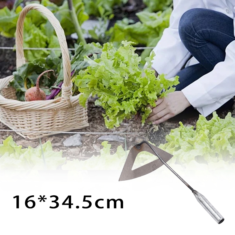 Cangkul Kecil Baja Asli Steel Cangkul Kecil Berkebun Cangkul Kecil Rumput Utk Kebun Pertanian