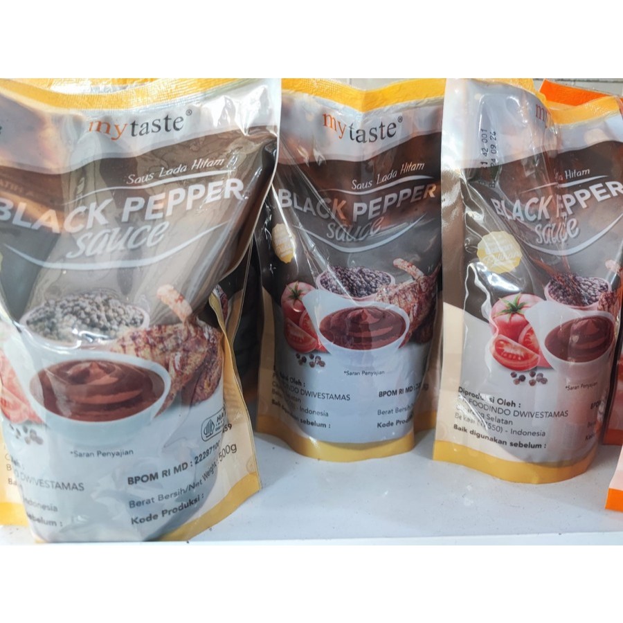 

saus lada hitam my taste black pepper 500 GR