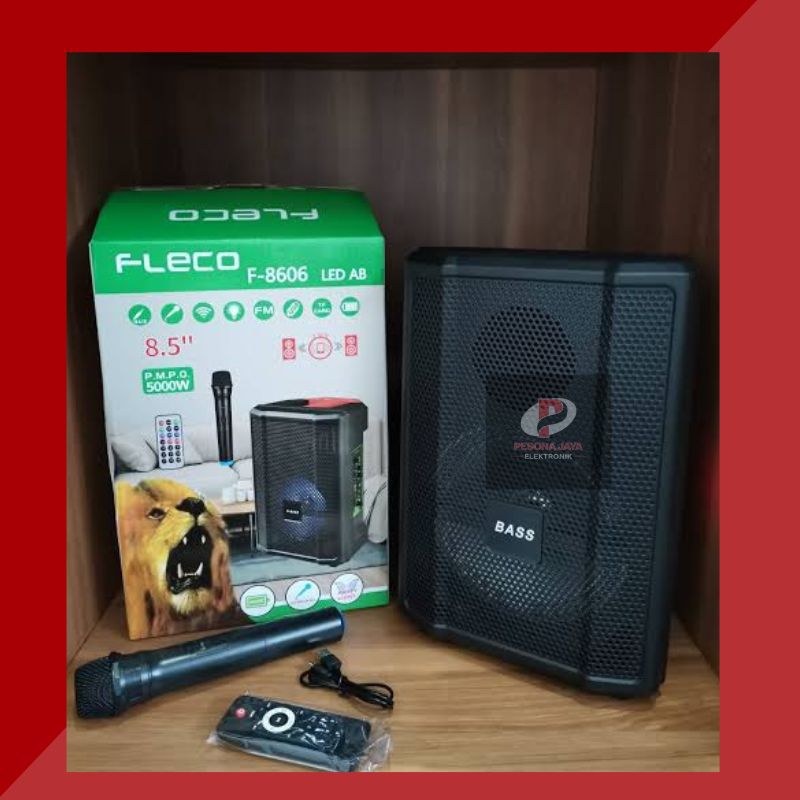 speaker fleco 8606 led AB