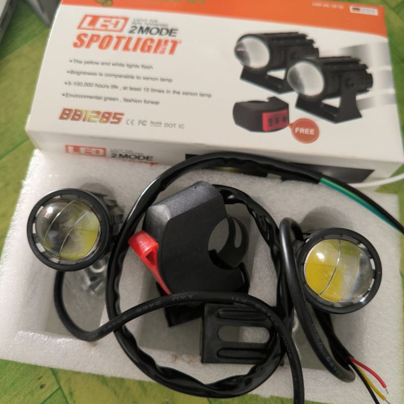 lampu sorot mini D2 motor