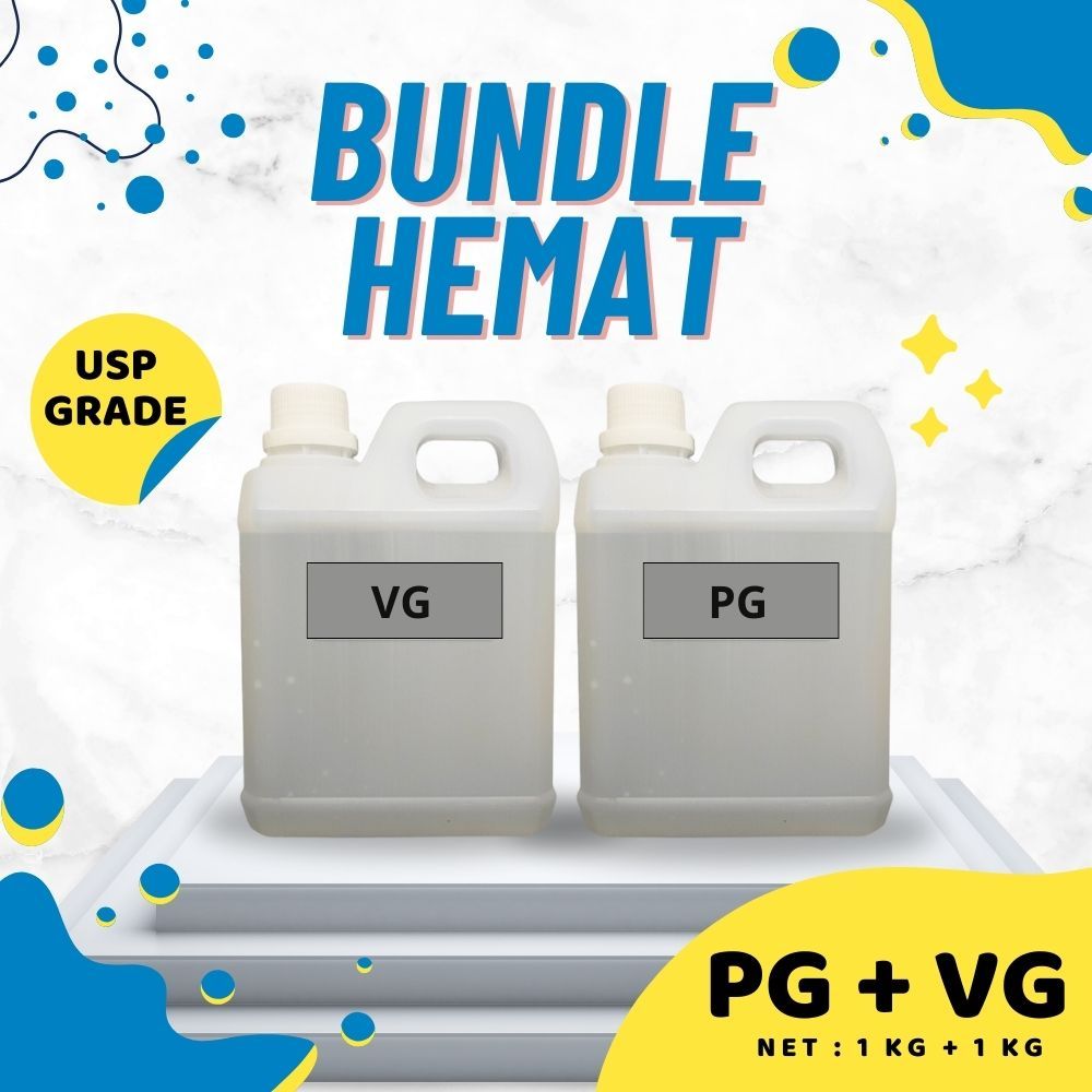 PAKET BUNDLING PG + VG USP Grade 1 Kg