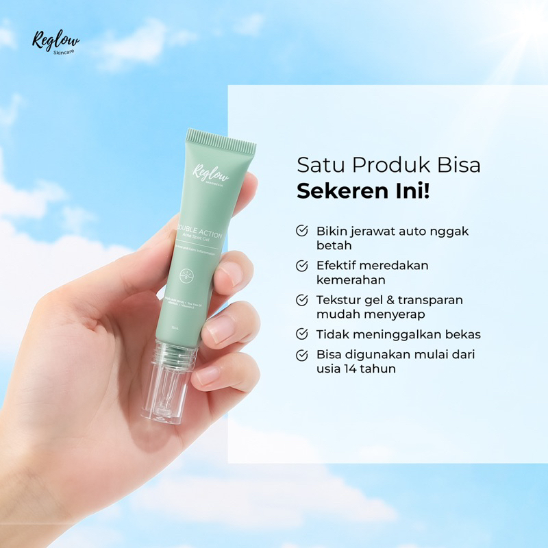 ACNE SPOT REGLOW | TOTOL JERAWAT | SALEP JERAWAT | CREAM JERAWAT