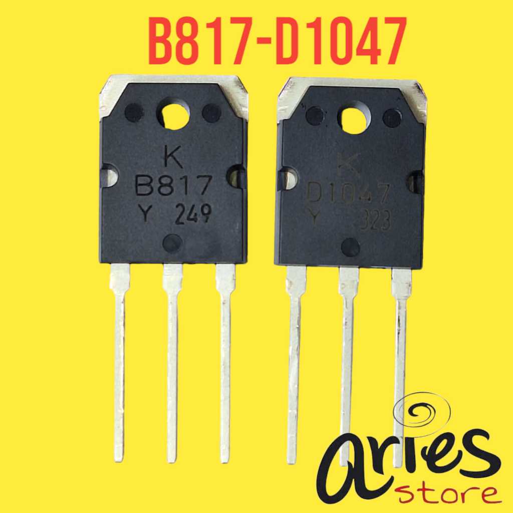 TRANSISTOR B817 D1047 original biasa dipakai Transistor power audio