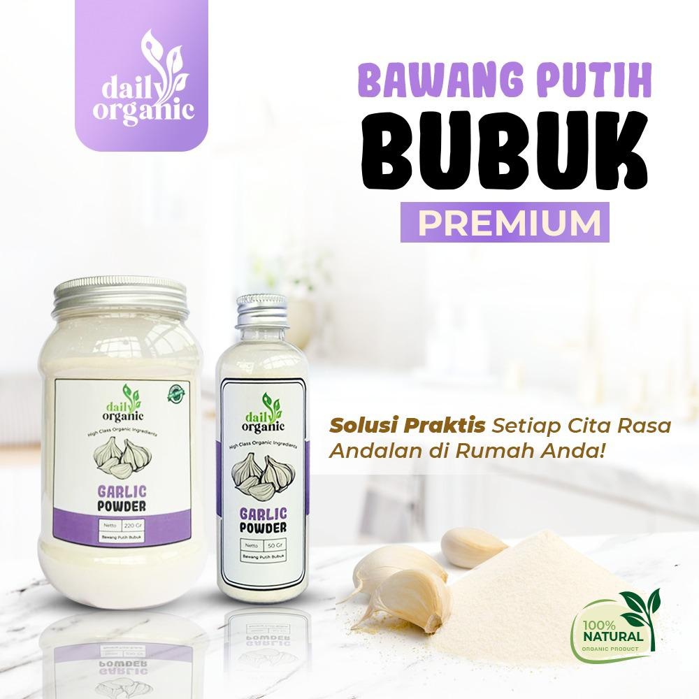 

DAILY ORGANIC BAWANG PUTIH BUBUK BUMBU DAPUR ORGANIK GARLIC POWDER