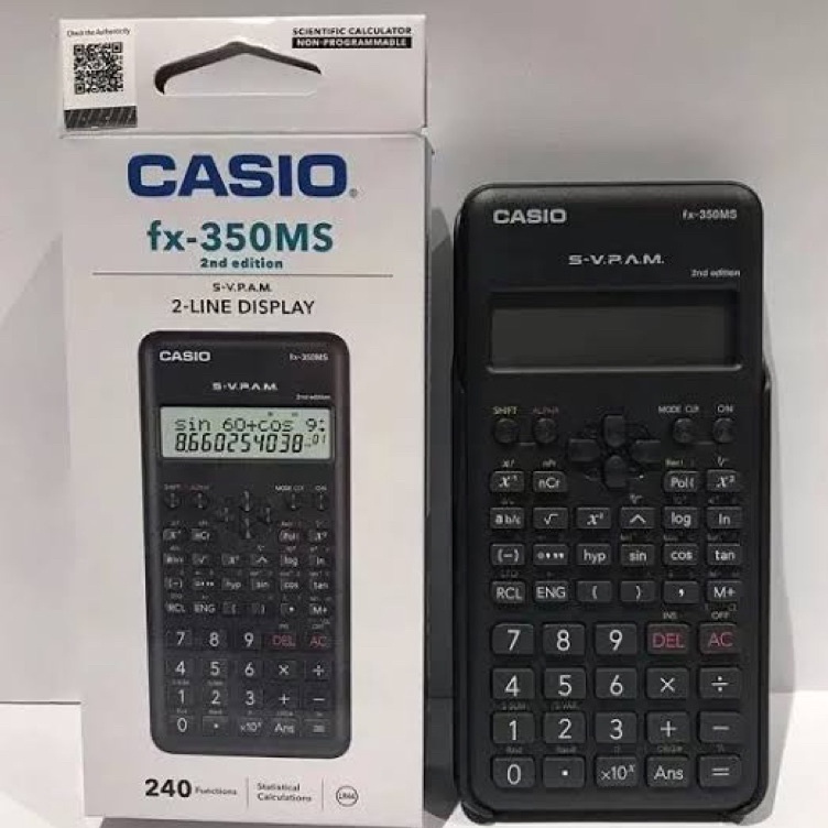 

KODE D67E Casio Fx35MS kalkulator Scientific Calculator Scientific FX35MS