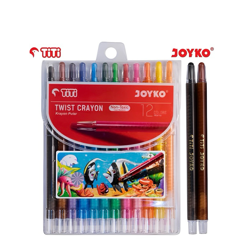 

twist krayon/krayon putar jokyo 12 warna