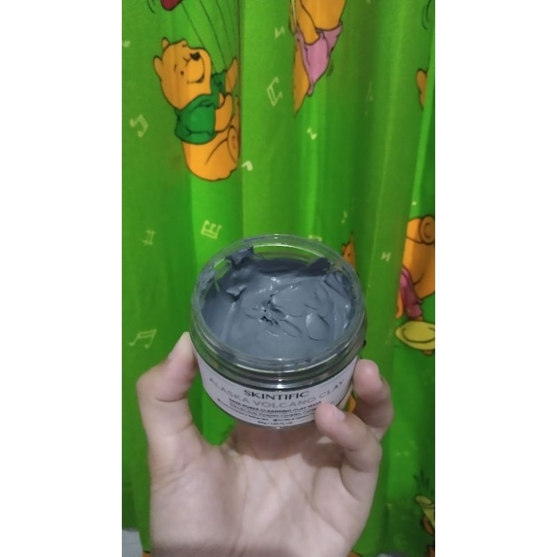 [PRELOVED] SKINTIFIC ALASKA VOLCANO CLAY DEEP PORES CLEANSING CLAY MASK