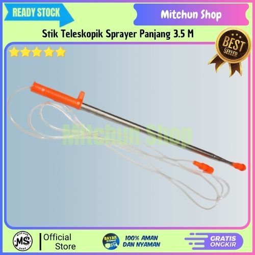 Stik Teleskopic Sprayer Elektrik 3.5 M | Stik Sprayer Panjang Elektrik 3.5m | Stik Sprayer Panjang