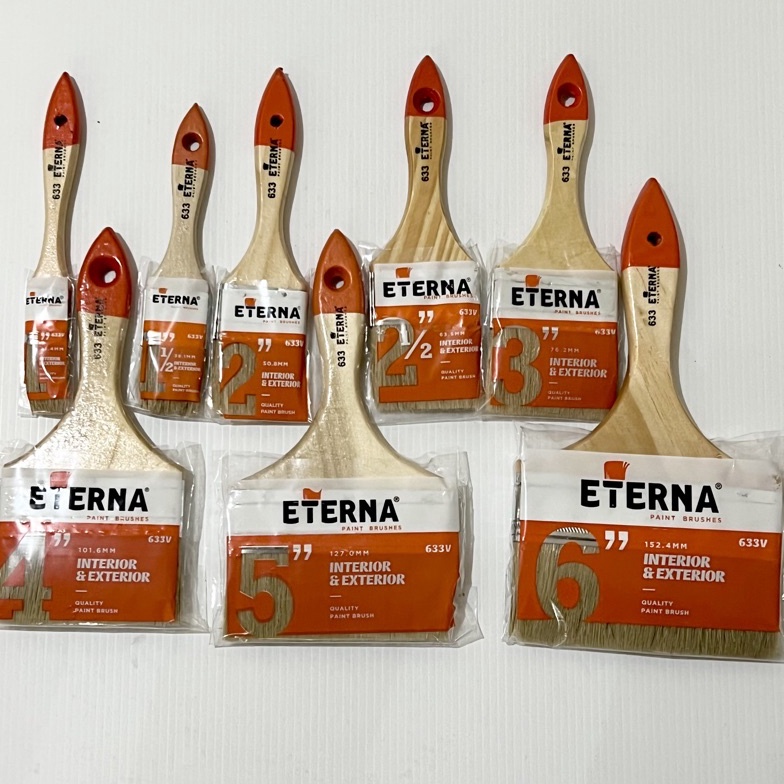 

KODE C65T 12PCS Kuas Cat Eterna 633 1 1 12 2 2 12 3 Inch