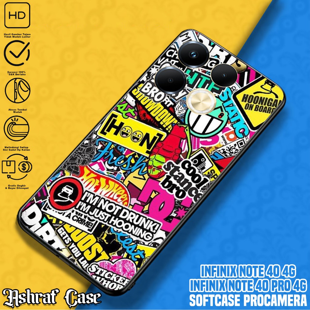Case Infinix Note 40 - Casing Hp Infinix Note 40 Terbaru Motif GRAFF - Silikon Hp Infinix Note 40 - 