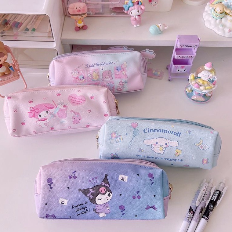 

KODE W4N TEMPAT PENSIL 2 SEKAT MOTIF KARTUN SANRIO PREMIUM CINAMOROLL MELODY KUROMI LUCU