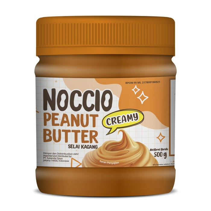 

Noccio Peanut Butter Creamy 500gr Selai Kacang